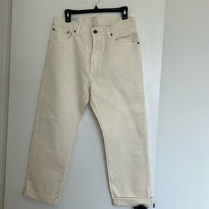 Gap off white original denim men’s 30x28 (brand new)